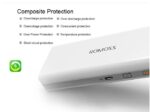 ROMOSS Sense 4 10400mAh External Battery Pack Power Bank For Mobile Phones - Image 4