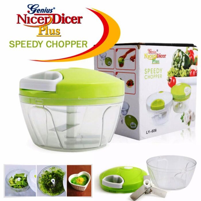 Kitchen Onion Vegetable Chopper Hand Speedy Chopper Fruit Shredder Slicer - Image 3