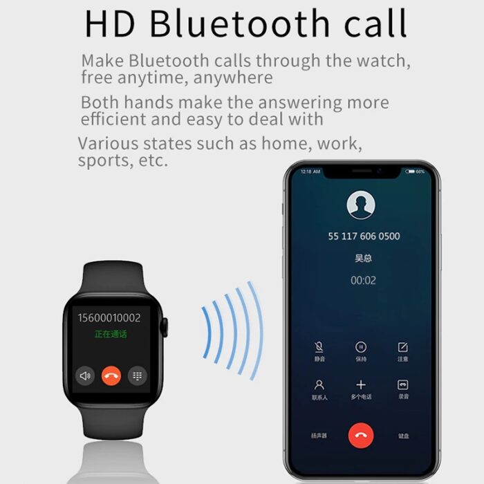 HW22 IWO 13 PRO Smart Watch Women Men Series 6 Heart Rate Smartwatch - Image 10