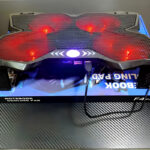 F4 Plus Notebook Cooling Pad Ultimate Cooling Power With Silent Operation And Vibrant LED Effects - Image 3