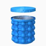Lattices Silicone Ice Bucket Ice Cooler Cube Maker Cabinet Space Saving Kitchen Tool - Image 7