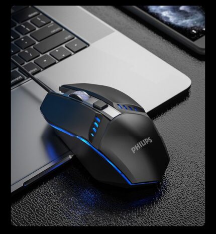 G401 Notebook Desktop Computer Wired Mouse USB Luminous Game Mouse