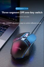 G401 Notebook Desktop Computer Wired Mouse USB Luminous Game Mouse - Image 7