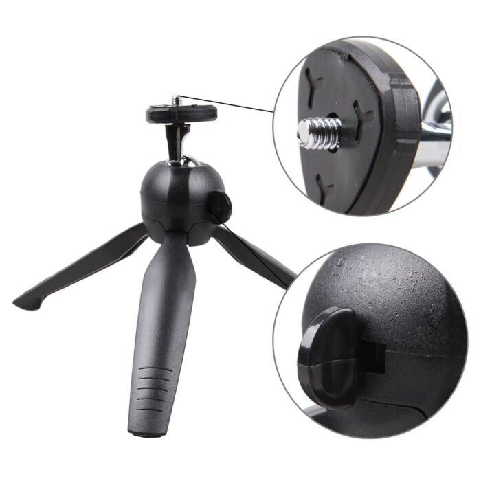 Pack Of 3 Mini Phone Tripod Tabletop Smartphone Mount Clip Holder Stand With Ballhead For Phones - Image 4