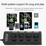 High Speed 4 Port USB 2.0 External Multi Expansion Hub With Switch - Image 6