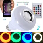 Wireless Bluetooth Speaker 12W RGB Bulb Lamp Smart Led Music Player Audio With Remote Control - Image 9