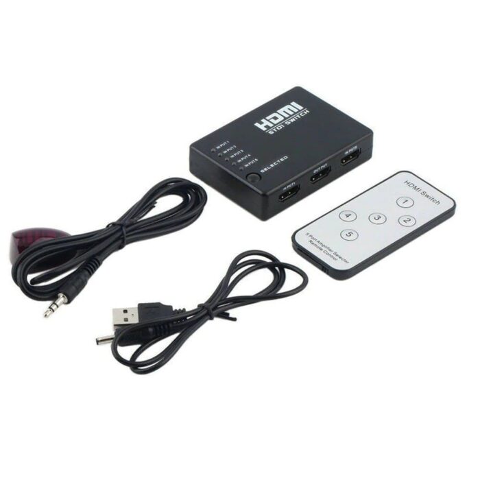 PowerBear HDMI Switch Splliter Box For HDTV PS3 DVD With IR Remote - Image 6