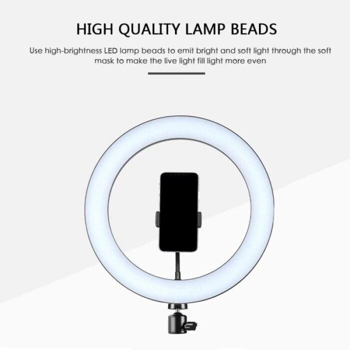 26CM/10 Inch LED Selfie Ring Light Studio Photography Photo Ring Fill Light For Smartphone - Image 6