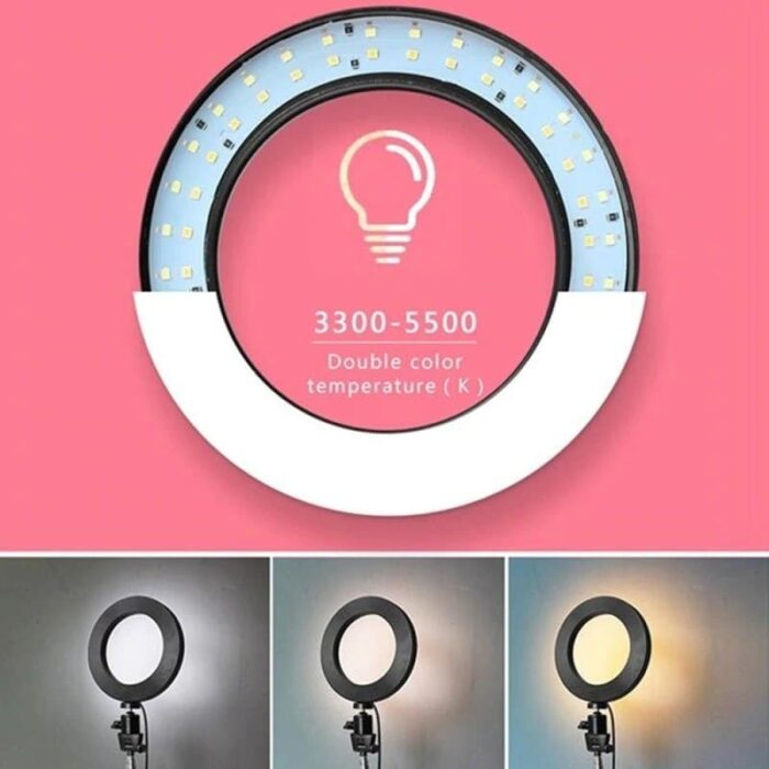 26CM/10 Inch LED Selfie Ring Light Studio Photography Photo Ring Fill Light For Smartphone - Image 9