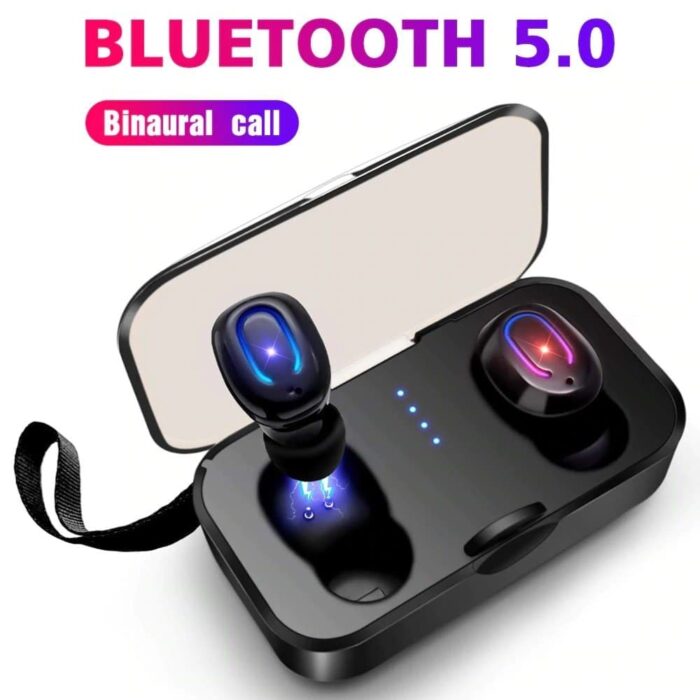 T18S Wireless Earbuds Bluetooth 5.0 TWS Mini Headset Stereo Earphones Android ISO - Image 1