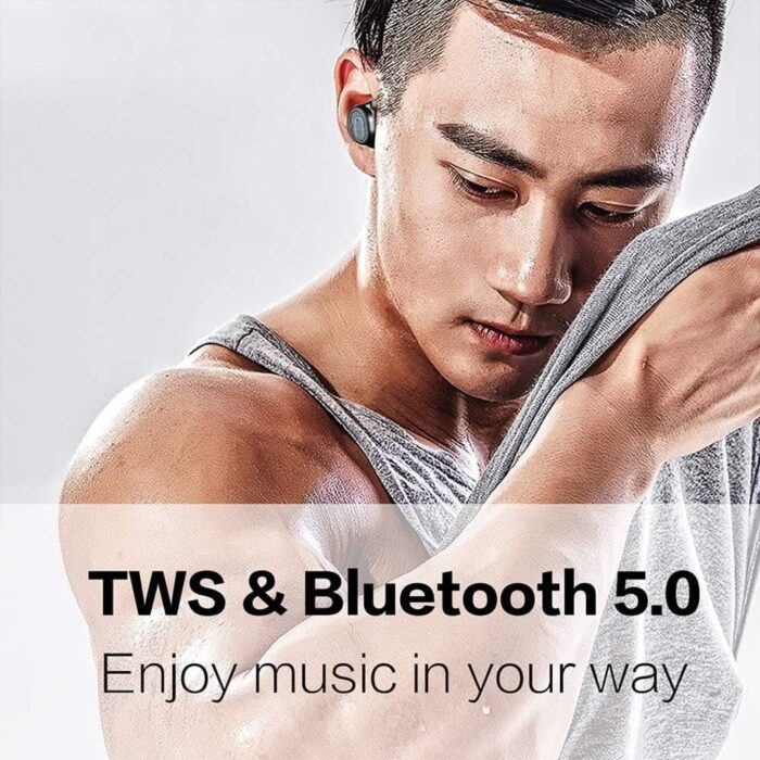 T18S Wireless Earbuds Bluetooth 5.0 TWS Mini Headset Stereo Earphones Android ISO - Image 9