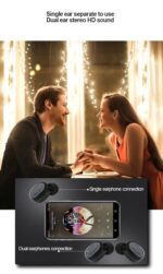 T18S Wireless Earbuds Bluetooth 5.0 TWS Mini Headset Stereo Earphones Android ISO - Image 7