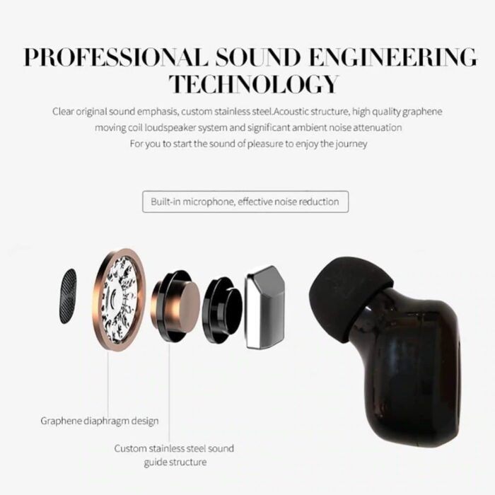 T18S Wireless Earbuds Bluetooth 5.0 TWS Mini Headset Stereo Earphones Android ISO - Image 5