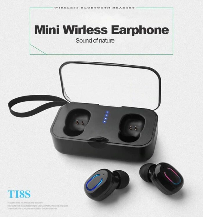 T18S Wireless Earbuds Bluetooth 5.0 TWS Mini Headset Stereo Earphones Android ISO - Image 4