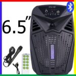KTX-1187 6.5 Inch Karaoke Portable Bluetooth Led Speaker USB-TF-FM With Microphone - Image 3