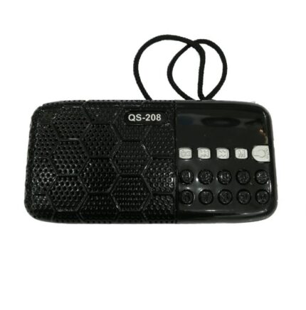 QS-208 Multi-Function Portable Player Bluetooth Speaker FM TF USB With Flash