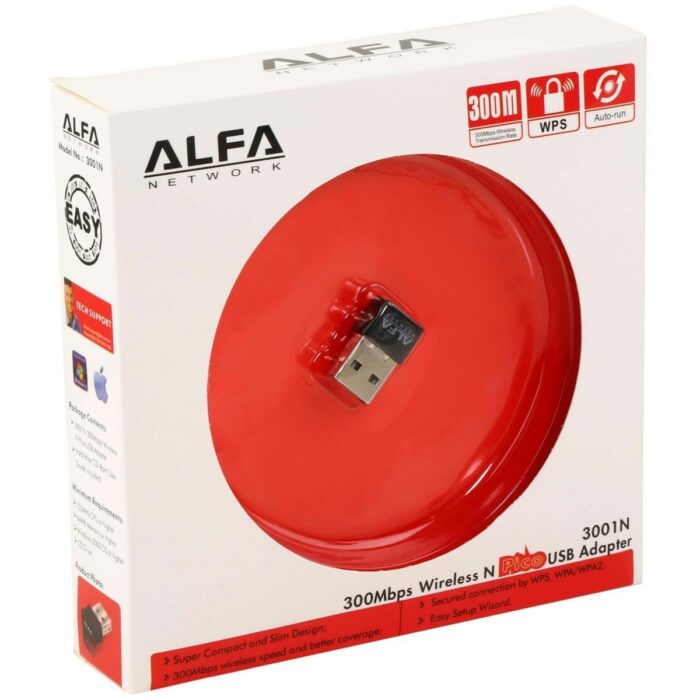 ALFA 300Mbps Wireless USB Adapter Alfa 1501N USB Adapter Wireless Transmission - Image 1