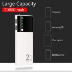 20000mah Powerbank LED Lighting Display External Battery Portable Charger - Image 6