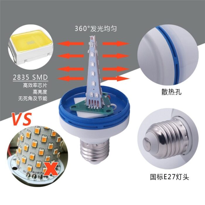 Flame Lamp E27 LED Fire Effect Bulb Home Decoration Night Light - Image 7