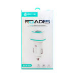 SOVO SCR-420 ROADES 3.1A Dual Ports Fast Car Charger with Android, Type-C, & Lightning Cable - Image 3