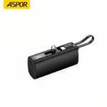 Aspor A351/A352 5000mAh Mini Pocket Power Bank PD 20W Fast Charging With Digital Display, Mobile Holder, IPhone & Type C Support - Image 16
