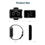 i5S 2.2-Inch High-Definition Display, SIM/TF Card Supported Premium Multi-Functional Smart Mobile Watch with Silicone Band - Image 12