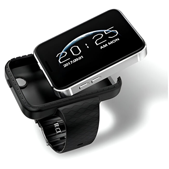 i5S 2.2-Inch High-Definition Display, SIM/TF Card Supported Premium Multi-Functional Smart Mobile Watch with Silicone Band - Image 14