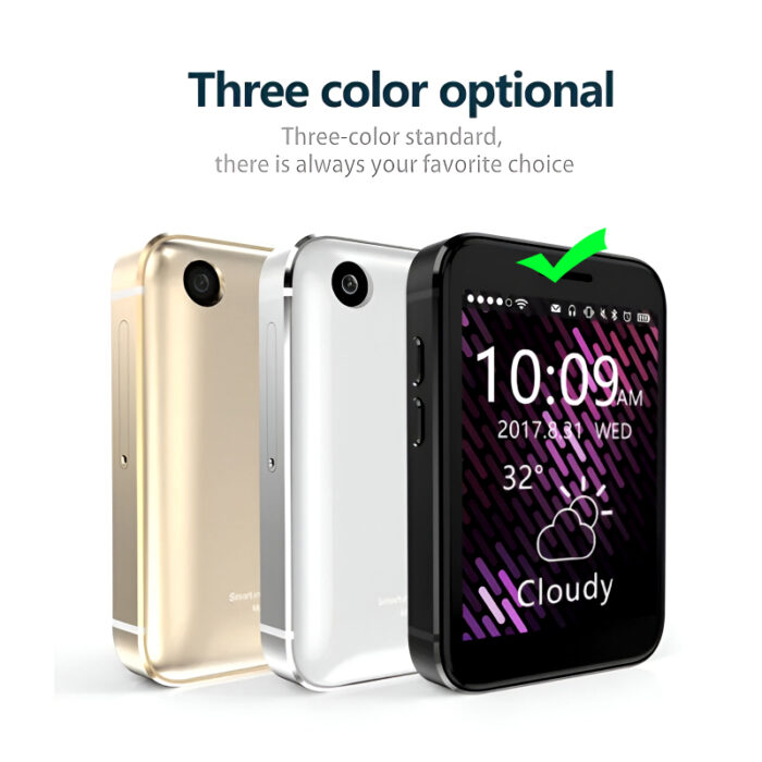 i5S 2.2-Inch High-Definition Display, SIM/TF Card Supported Premium Multi-Functional Smart Mobile Watch with Silicone Band - Image 7