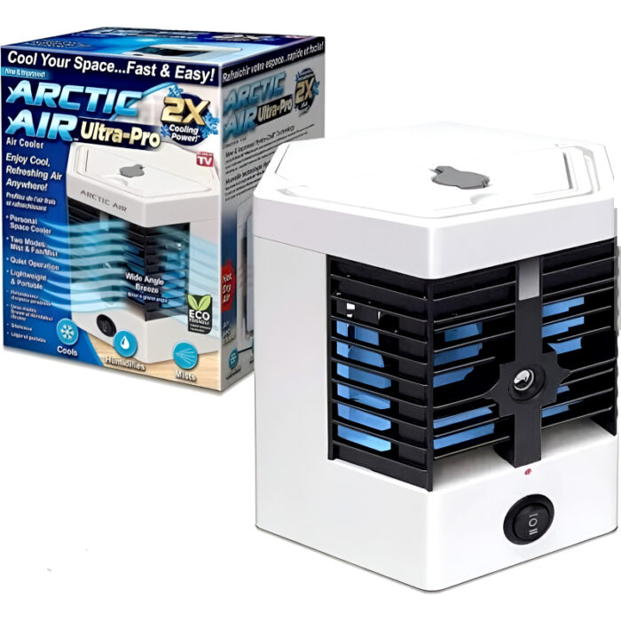 Ultra-Pro Arctic Cool Mini Portable Lightweight USB Air Cooler With 2x Cooling Power - Image 1