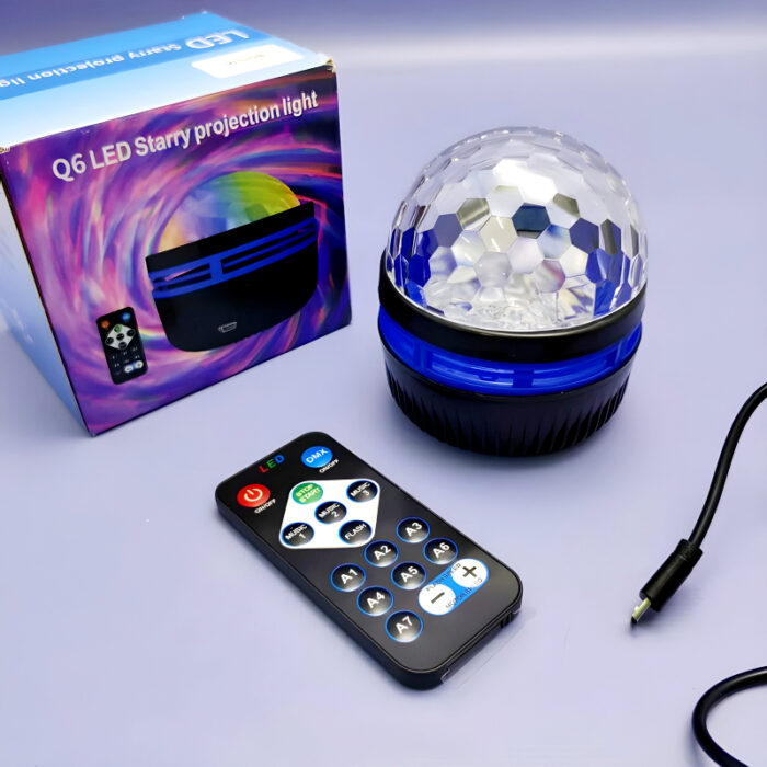 Q6 Mini High-Quality LED Starry Projection Light With Remote Control - Image 3