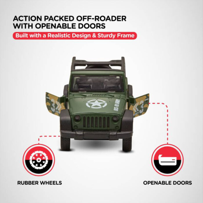 Durable And Adventure-Ready Die-Cast SUV Off-Roader For Thrilling Exploration - Image 5