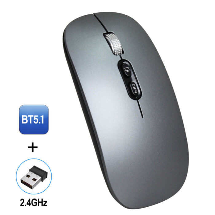 E-1400 Rechargeable 2.4 GHz Wireless Mouse With Silent Clicking - Image 9