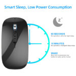 E-1400 Rechargeable 2.4 GHz Wireless Mouse With Silent Clicking - Image 3