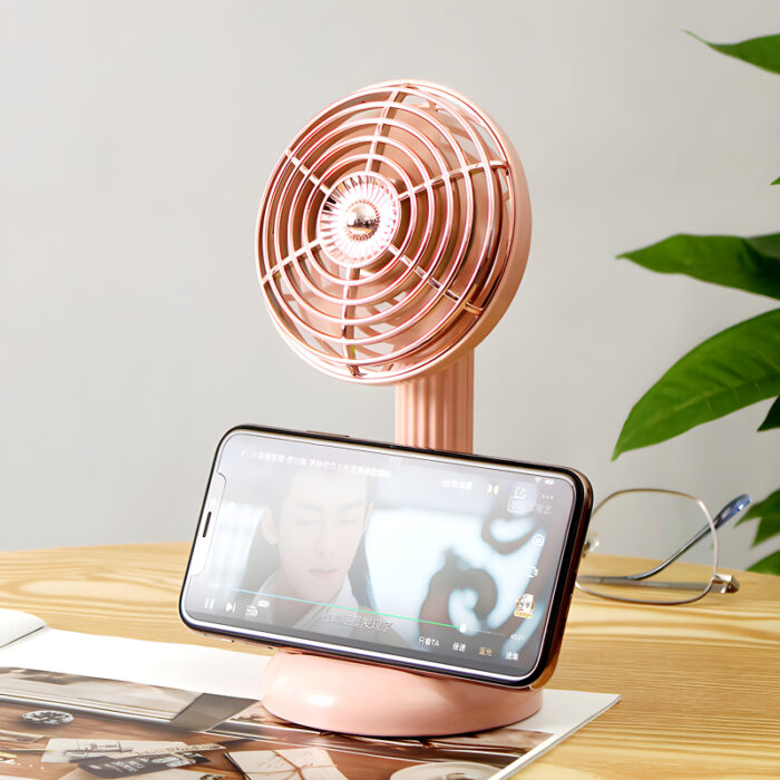 Compact Mini Portable USB Rechargeable Lightweight Handheld Cooling Fan With Adjustable Angle For Living Room, Bedroom And Office - Image 7
