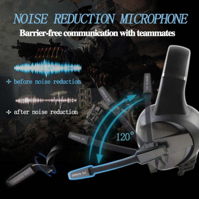 Beexcellent GM-7 RGB LED Gaming Headset 3.5mm Jack - Image 6