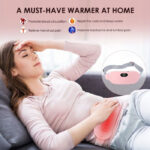 Smart Menstrual Heating Pad With Digital Display Vibrating Relief And Warm Palace Belt For Waist Pain And Cramps - Image 2