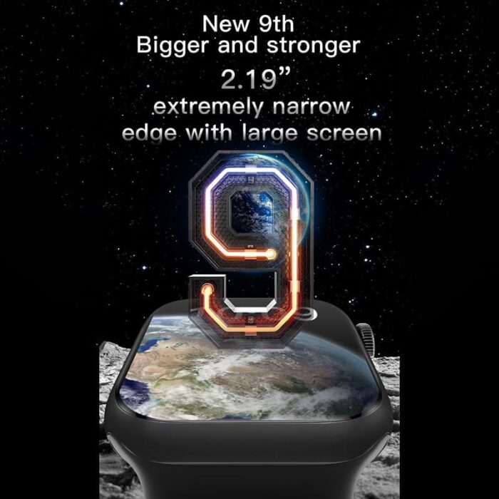 S9 Max Smartwatch with 2.19″ Retina Display, BT Calling & Wireless Charging - Image 2