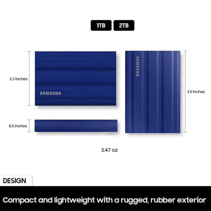 Samsung T7 Shield Portable SSD 1TB IP65 External Hard Drive - Image 8