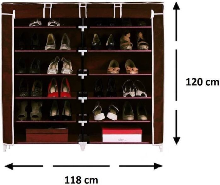 HCX Collapsible Double Dustproof And Dampproof Shoe Wardrobe Storage Organizer - Image 7
