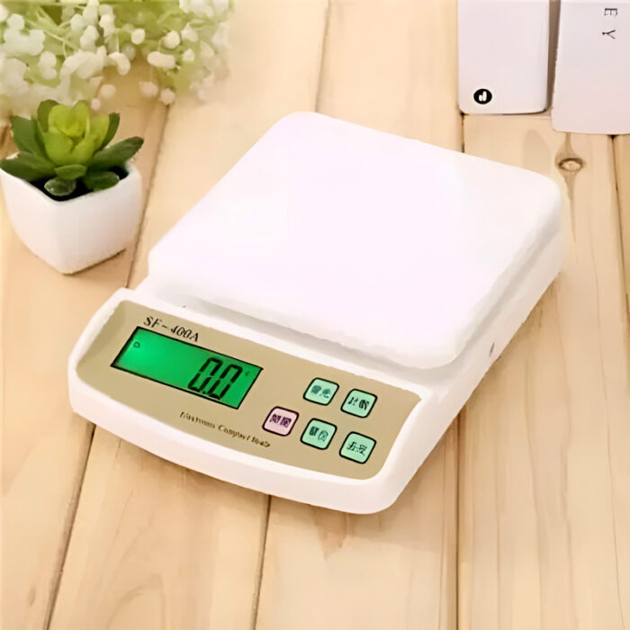 SF-400A Digital Kitchen Scale – 10kg/1g Precision with LCD Display & Dual Power Options - Image 1