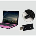 Pack Of 3 Mini External USB Sound Card 7.1 CH 3D Audio Adapter With 3.5mm Headset Jack For PC And Notebook - Image 5