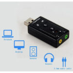 Pack Of 3 Mini External USB Sound Card 7.1 CH 3D Audio Adapter With 3.5mm Headset Jack For PC And Notebook - Image 2