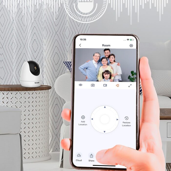 Tenda CP3 V2.2 360 Degree Super HD 1080P Security Pan/Tilt Camera With Voice Control, Human Detection, Two-Way Audio - Image 5