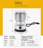 NIMA Electric Stainless Steel Spice Coffee Grain Herb Grinder Crusher Machine - Image 6