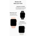 T55 + Smart Watch Series Full Touch ECG Waterproof Heart Rate Fitness Tracker 44MM Smartwatch - Image 8
