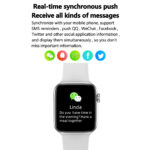 T55 + Smart Watch Series Full Touch ECG Waterproof Heart Rate Fitness Tracker 44MM Smartwatch - Image 2