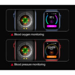 T55 + Smart Watch Series Full Touch ECG Waterproof Heart Rate Fitness Tracker 44MM Smartwatch - Image 10