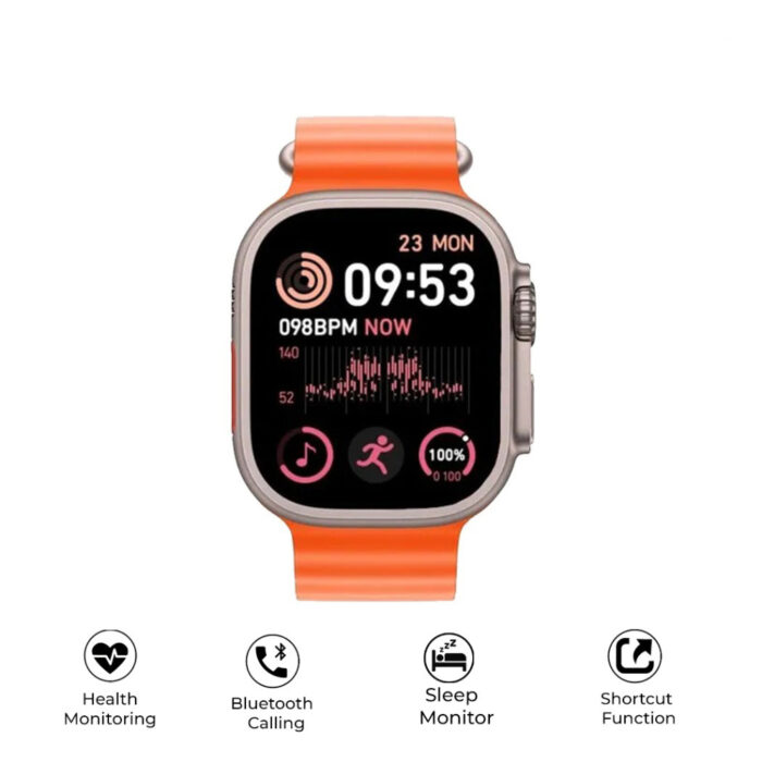 T800 Ultra 2 1.99″ HD IPS Display Smart Watch Series 9 Bluetooth Call Smartwatch - Image 1