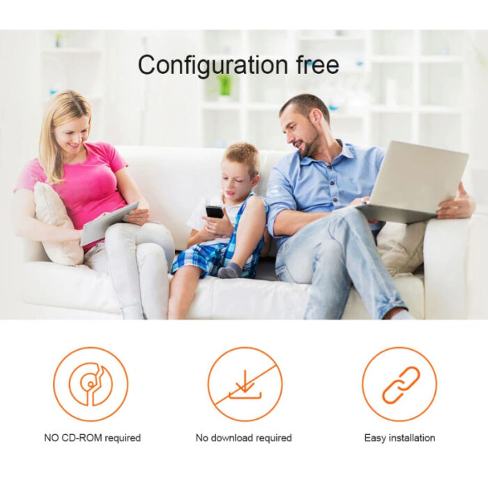 U2 Plug And Play 150Mbps High Grain Wireless Adapter - Image 4