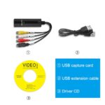 Portable USB 2.0 Video Audio TV Capture Card Adapter VHS To DVD PC HDD Capture Converter - Image 9